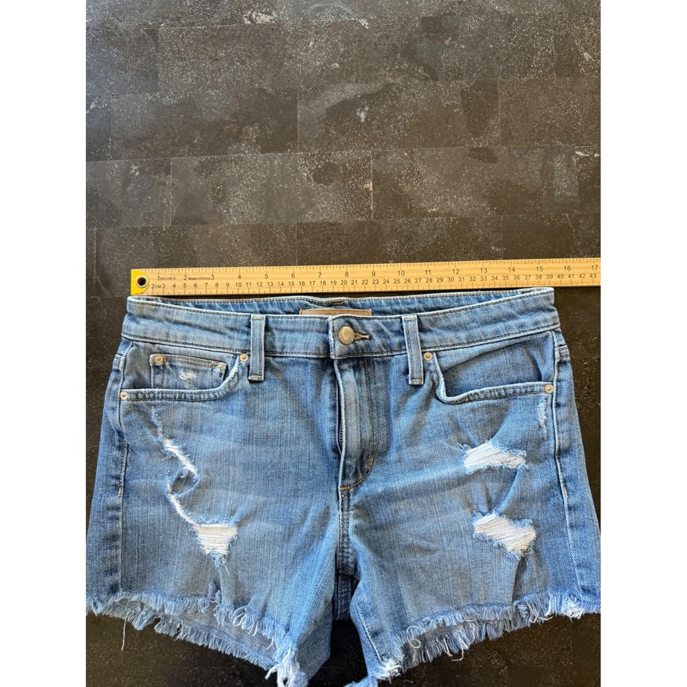 Joes Jeans The Ozzie Cut Off Denim Shorts Distressed Frayed Blue Womens 27 USA - Picture 6 of 8